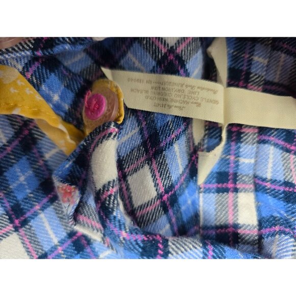 Matilda Jane Make Believe Floating Away Plaid Button Up Shirt size 6 - Picture 4 of 6
